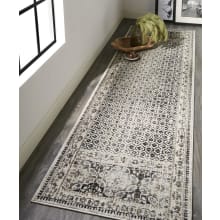 Impressions 2-1/2' x 8' Cotton and Jute Transitional Vintage Runner From the Bella Collection