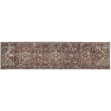Medallion 2-1/2' x 8' Cotton and Viscose Abstract Runner From the Grayson Manor Collection