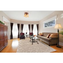 Low Tide 3-1/2' x 5-1/2' Wool Blend Hand Tufted Abstract Area Rug From the Archipelago Collection