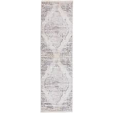 Sukran 2-1/4' x 8' Viscose Vintage Medallion Ultra Soft Runner From the Delight Collection