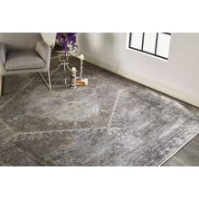 Mystic 4' x 5-1/4' Cotton and Viscose Transitional Rectangle Area Rug From the Salem Collection