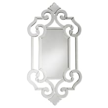 Christopher 41" X 22" Glass Framed Wall Accent Mirror