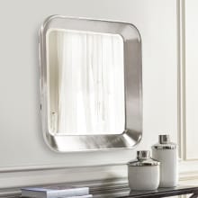 Ignatius 31-1/2" Square Flat Polyurethane Framed Accent Mirror