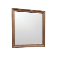 Leanne 39" Square Beveled Poplar Dresser Mirror