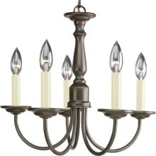 Riley 5 Light 18" Wide Taper Candle Chandelier