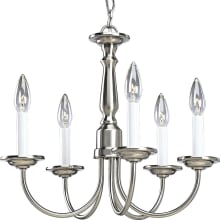Riley 5 Light 18" Wide Taper Candle Chandelier