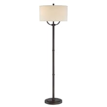 Lynn 3 Light 62" Tall Floor Lamp with Fabric Shade