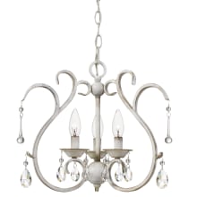 Motley 3 Light 17" Wide Taper Candle Pendant or Semi-Flush Ceiling Fixture
