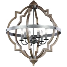Cooksville 6 Light 25" Wide Candle Style Chandelier