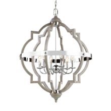 Cooksville 6 Light 25" Wide Candle Style Chandelier