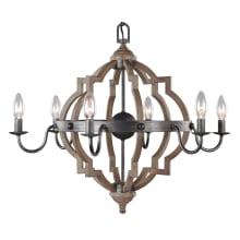 Cooksville 6 Light 26" Wide Candle Style Chandelier