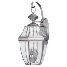 Coles 2 Light 21" Tall Outdoor Wall Sconce