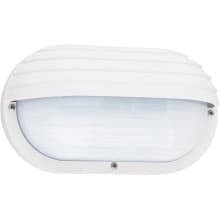 Moultrie Single Light 5" Tall Outdoor Wall Sconce with Frosted Ribbed Shade
