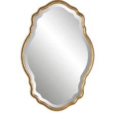 22-1/4" W x 33-1/4" H Modern Oval Framed Bathroom Wall Mirror