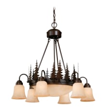 Brooks 9 Light 29" Wide Chandelier with Tree Accents