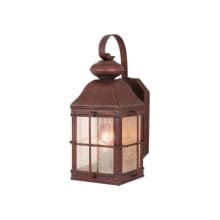 Finn 1 Light Outdoor Wall Sconce - 8 Inches Wide