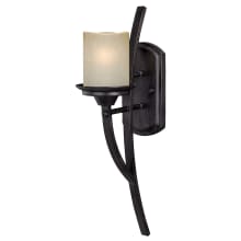 Luca 20" Tall Wall Sconce with a Glass Shade