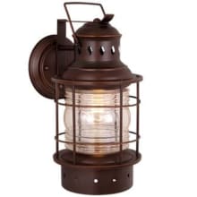 Evan 1 Light Outdoor Wall Sconce - 6.75 Inches Wide