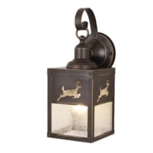Leonardo 1 Light Outdoor Wall Sconce - 6 Inches Wide