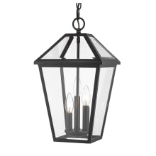 Calvin 3 Light 10" Wide Outdoor Taper Candle Pendant