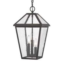 Calvin 3 Light 10" Wide Outdoor Taper Candle Pendant