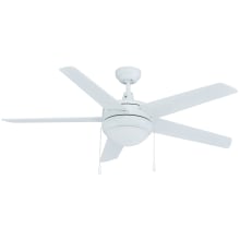 Mirage 50" 5 Straight Blade Indoor Ceiling Fan with Integrated LED Light Kit