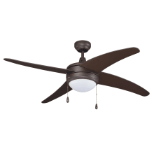 Europa I 50" 4 Blade Indoor Ceiling Fan with LED Bulbs Included