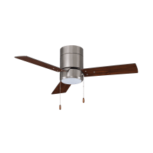 Sabio 52" 3 Blade Indoor LED Energy Star Hugger Ceiling Fan