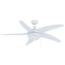 Mirage I 50" 5 Curved Blade Indoor Integrated LED Ceiling Fan