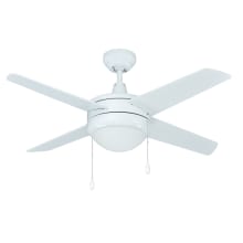 Europa II 44" 4 Blade Indoor Ceiling Fan with Integrated LED Light Kit
