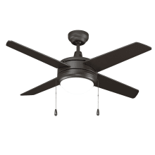 Europa II 44" 4 Blade Indoor LED Ceiling Fan with LED Bulbs Included