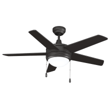 Mirage II 44" 5 Blade Indoor Ceiling Fan with Integrated LED Light Kit