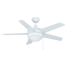Mirage II 44" 5 Blade Indoor Ceiling Fan with LED Bulbs Included