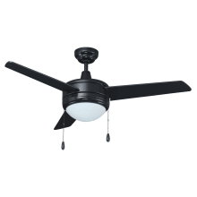 Contempo IV 52" 3 Blade Indoor Ceiling Fan with Integrated LED Light Kit