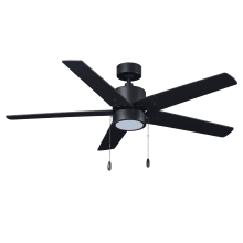 Aldea V 52" 5 Blade Indoor Ceiling Fan with Integrated LED Light Kit