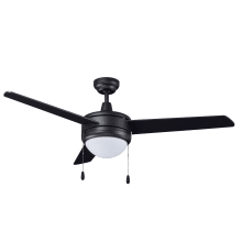 Contempo 50" 3 Blade Indoor Ceiling Fan with Integrated LED Light Kit