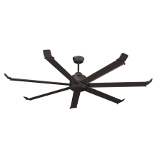 Arctic 80" 7 Blade Indoor / Outdoor DC Ceiling Fan with Wall Control