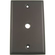 Single 1 Gang Cable Coax Wall Plate Cover