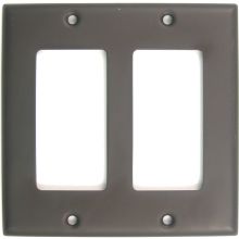 2 Gang Double Rocker Switch Cover Plate
