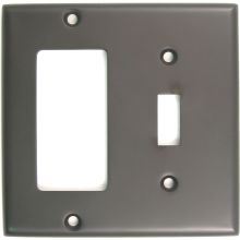 2 Gang Combo Rocker and Toggle Switch Cover Plate