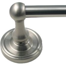 Midtowne 18" Classic Single Towel Bar with Round Backplates