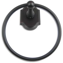 Wenmoor 6.7" Towel Ring with Backplate from the Wenmoor Collection