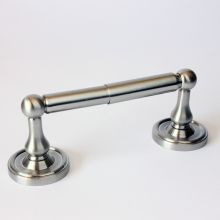 Midtowne Standard Spring Bar Toilet Paper Holder with Round Backplates