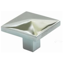 Modern Faceted 1-1/4" Square Pyramid Cabinet Knob / Drawer Knob