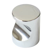 Modern 1" Cylindrical Whistle Button Cabinet Knob / Drawer Knob
