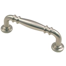 Contemporary 4" Center to Center Handle Double Knuckle Cabinet Pull - 25 Pack