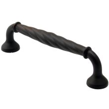 Contemporary 4" Center to Center Handle Rope Twist Cabinet Pull