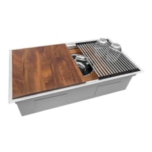 Roma 33-1/2" Undermount Single Basin Stainless Steel Kitchen Sink with Sound Dampening
