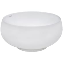 Vista 12" Round Porcelain Vessel Bathroom Sink