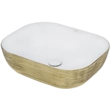 Pietra 20" Rectangular Porcelain Vessel Bathroom Sink